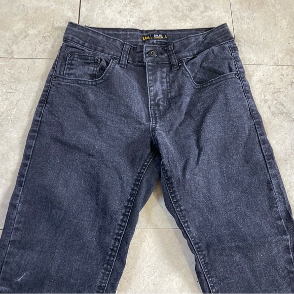 Boys Lee Slim Fit Tapered Jeans - Picture 2 of 8